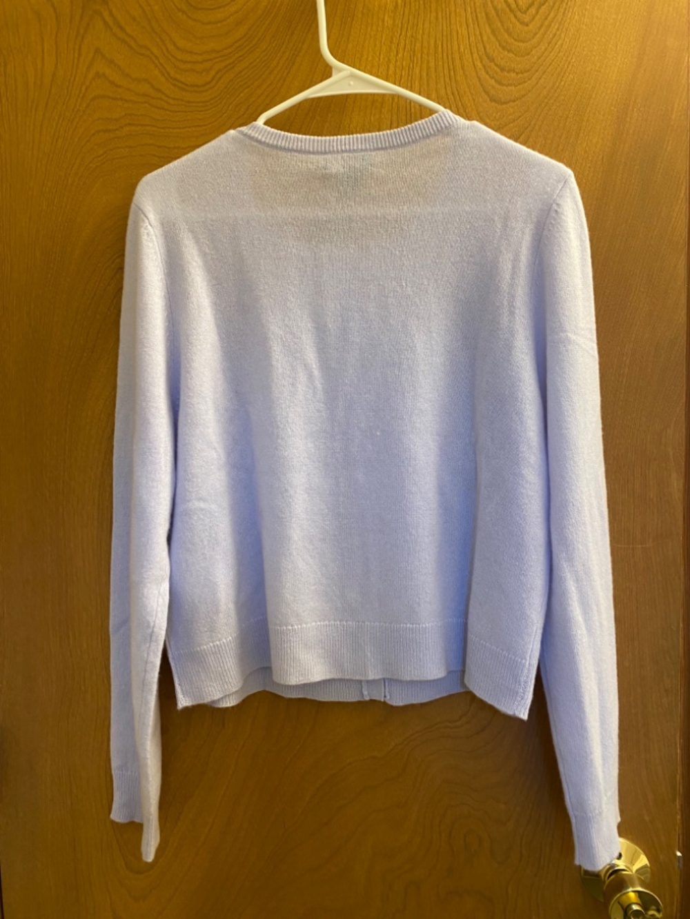 Charter club women's large light blue cashmere sweater, new ! - Picture 4 of 4